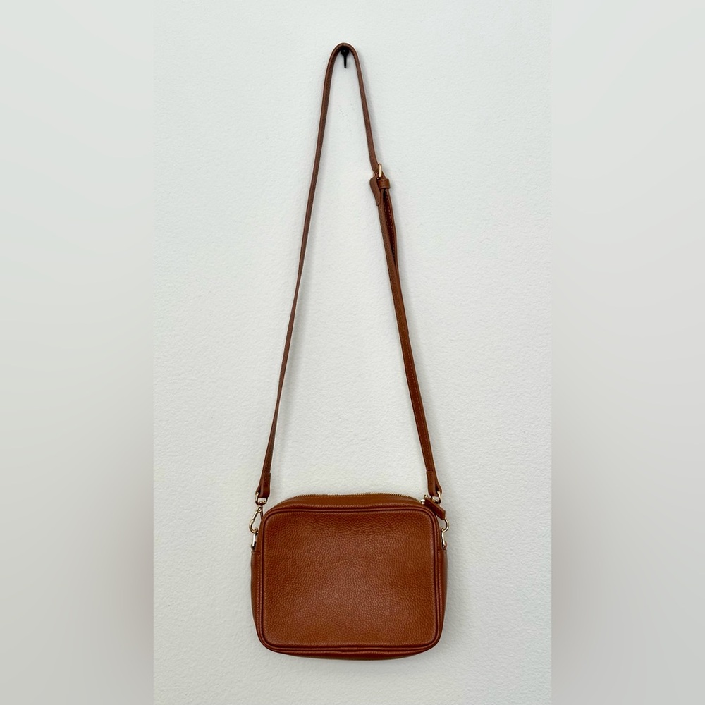 Quince Italian Leather Crossbody Bag